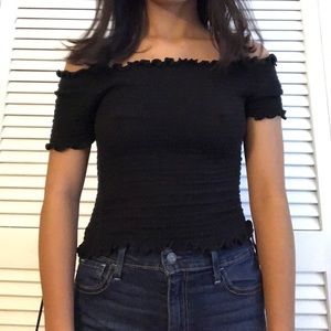 off the shoulder top